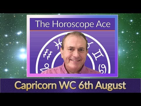 Capricorn Weekly Horoscope from 6th August - 13th August