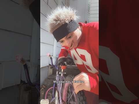 When son wants to ride his bike to McDonalds💀🤣#funnyshorts #comedy #shorts