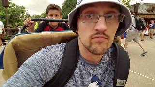 MICKEY MOUSE SCARES A BABY!   Shawn's First Trip to DISNEY WORLD #1!  (FUNnel Vision Vlog)