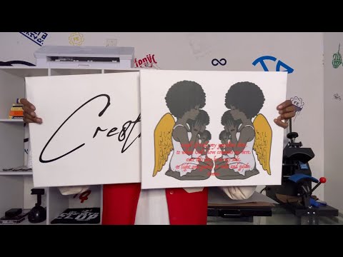 How To Print DTF Transfers on a Blank Canvas? | Cookup Session