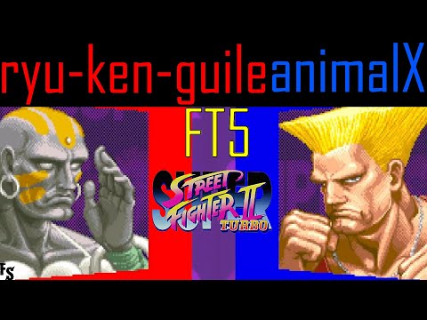 Super Street Fighter 2 Turbo - ryu-ken-guile [Dhalsim] vs  [Guile] (Fightcade FT5)