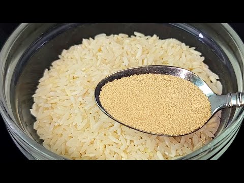 Mischen Sie Hefe mit Reis, Sie werden begeistert sein!❗ Ein längst vergessenes REZEPT!