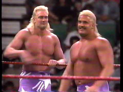 Chi Chi Cruz and Bob Bradley vs Beverly Brothers 1991