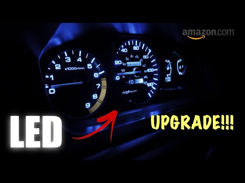 LED Light Install '92-95 Honda Civic - Both Gauge Cluster & A/C Unit!!!