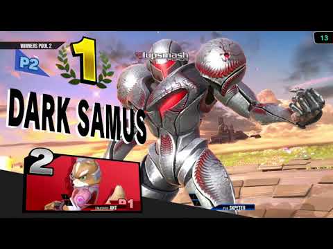 Torneio de Smash Ultimate - SQ2: PLG | SKPeter (Dark Samus) vs SmashRS | Ant (Fox) - Winners Pool 2