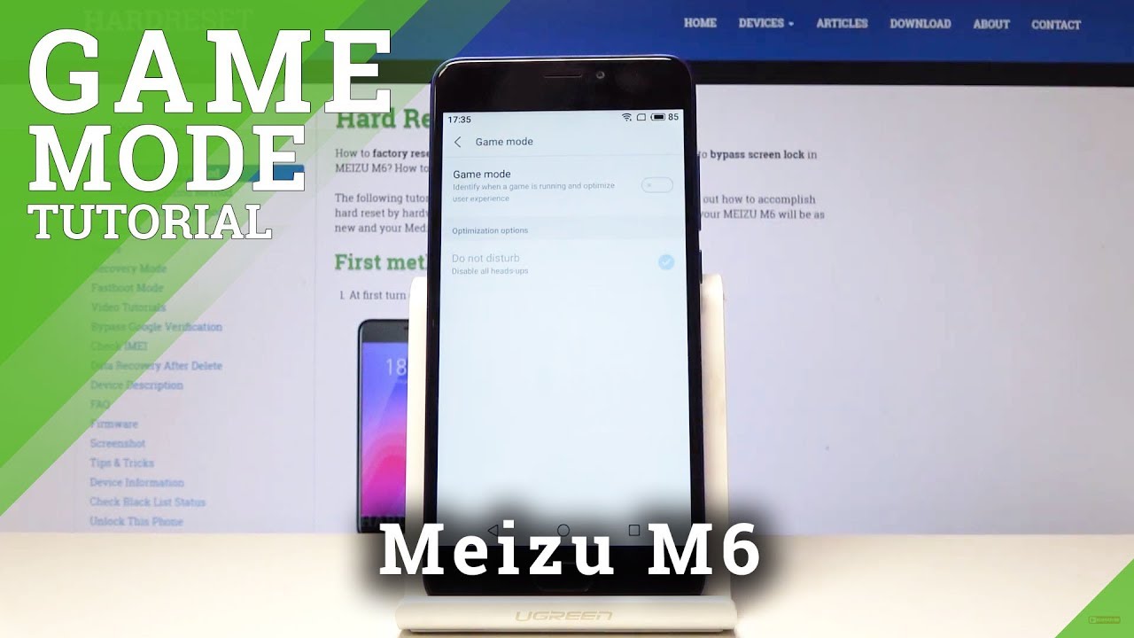 How to Enable Gaming Mode in Meizu M6 - MEIZU Player Mode