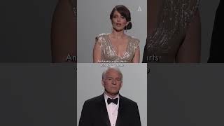 Tina Fey and Steve Martin Get Existential Presenting Best Original Screenplay At The 81st #Oscars