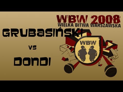 Dondi 🆚 Grubasiński 🎤 WBW 2008 el.4 (freestyle rap battle)