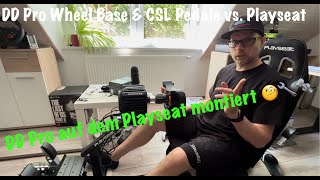 Fanatec DD Pro Wheel Base auf den Playseat Evolution montiert! Fanatec DD Pro Wheel Base auf den Playseat Evolution montiert!