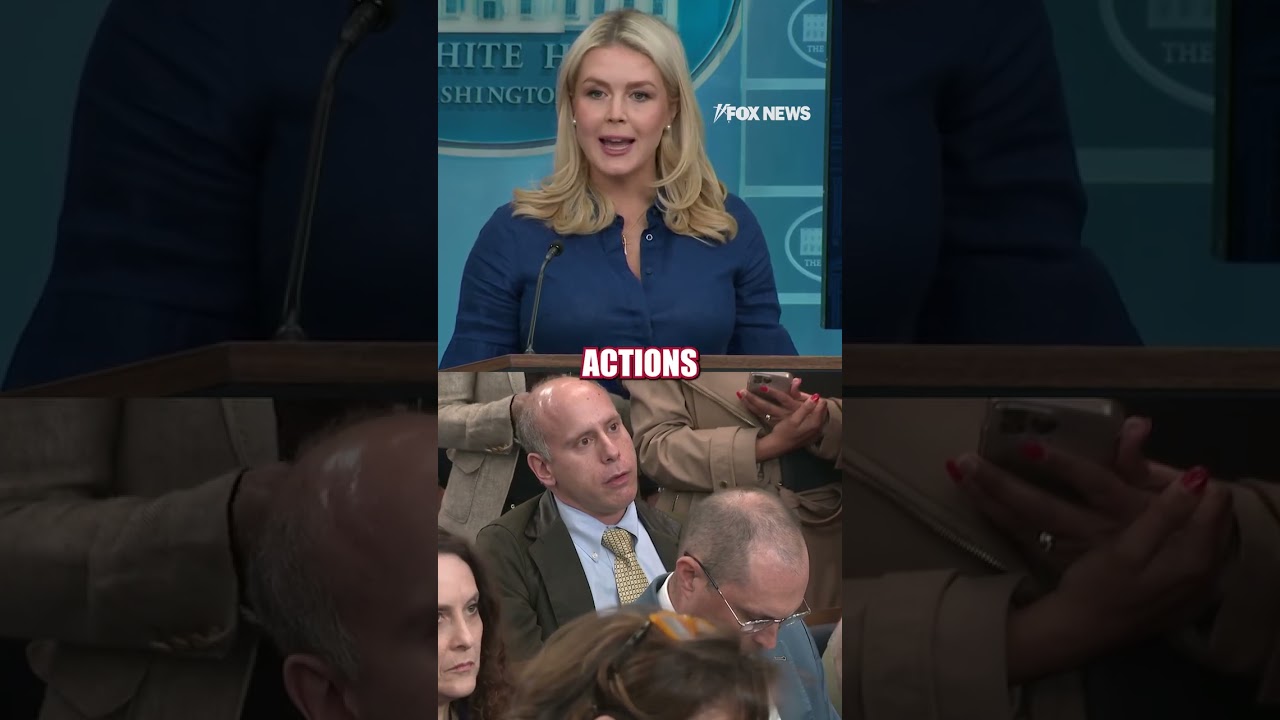 'INSULTING': Leavitt fires back at reporter #foxnews #news #us #fox