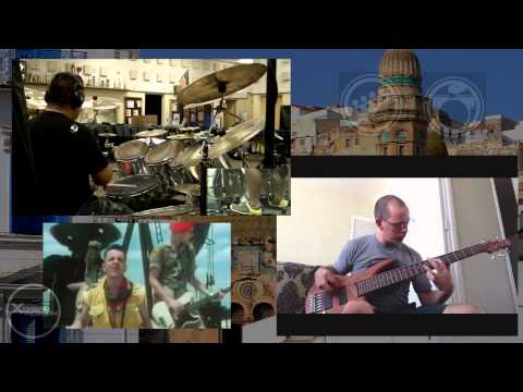 Rock the Casbah by The Clash Bass and Drum Cover Collaboration by David Jordon and Myron Carlos