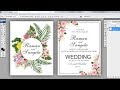 How to make Wedding Invitation Card Design in Photoshop || Photoshop Tutorial