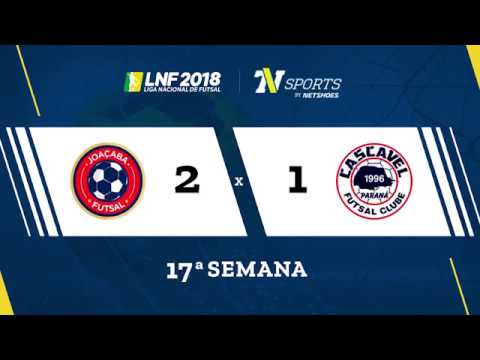LNF2018 - Joaçaba 2 x 1 Cascavel - Gols - 17ª Rodada