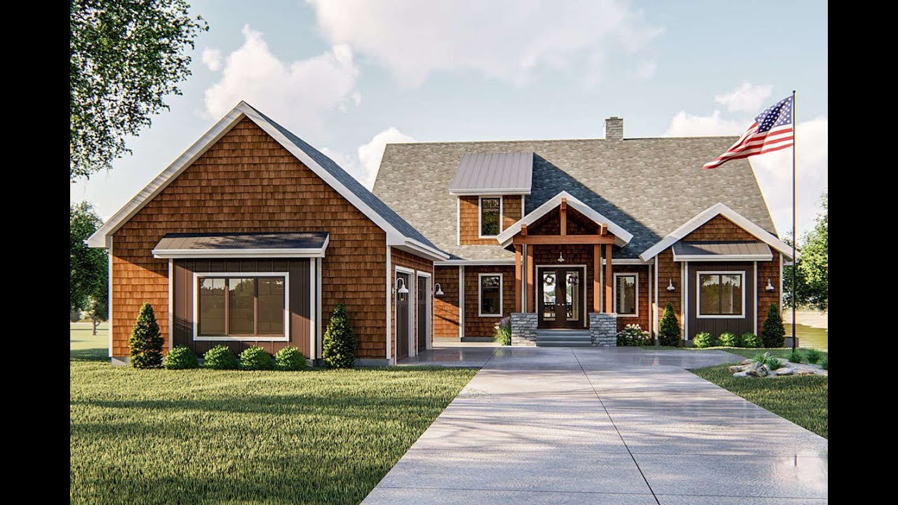 MOUNTAIN RUSTIC HOUSE PLAN 963-00352