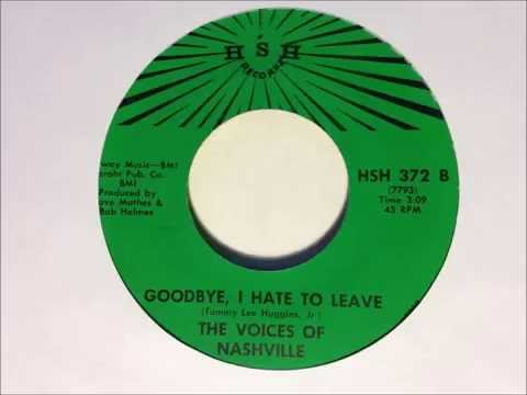 The Voices of Nashville - Goodbye, I Hate to Leave