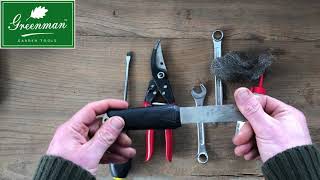 How to maintain your 9.5" heavy duty pruner