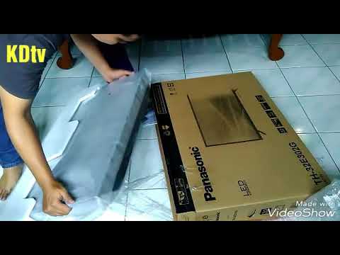 Unboxing TV Panasonic TH-32E302G, pemesanan lewat JD.id || FREE BRACKET & GRATIS ONGKIR
