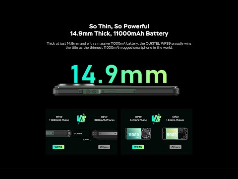 Миниатюра изображения товара Смартфон Oukitel WP39 6GB/256GB (зеленый)