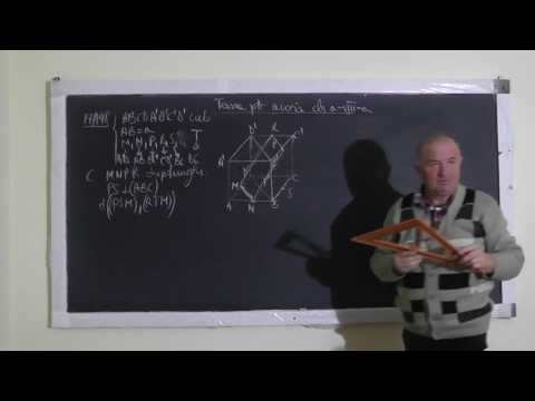 1/2 Lectia 1217 Cubul Plane paralele Perpendiculara pe un plan Distanta dintre 2 plane - Clasa 8