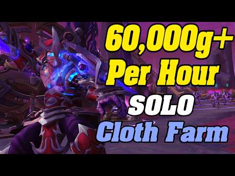 The BEST Solo Cloth Goldfarm In Midnight WoW!