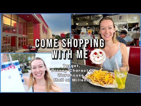 Venha fazer compras comigo 🇺🇸 Target, Disney Character Warehouse, Mall at Millenia, Apple, Johnny Rockets