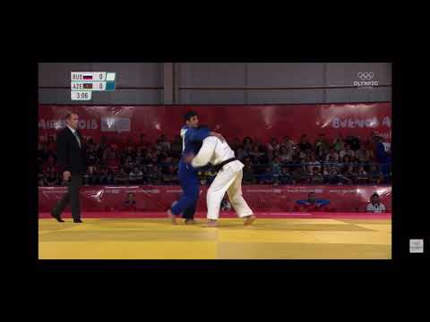 Judo YOG 2018 Final contest Vugar Talibov - Abrek Naguchev