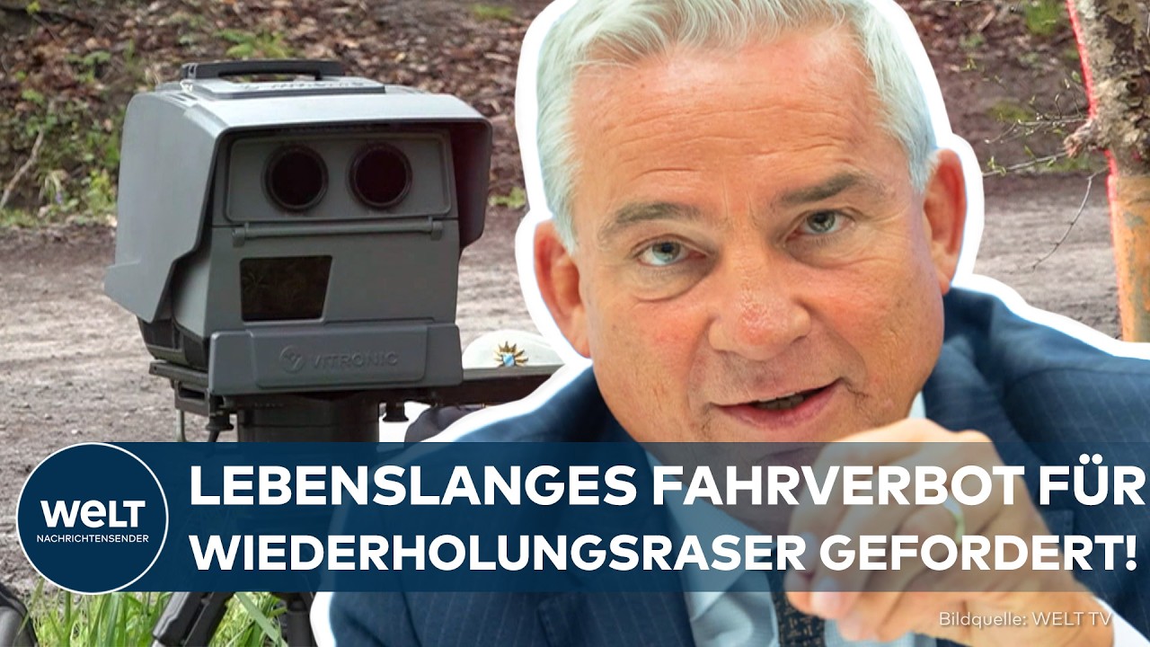 DEUTSCHLAND: Härtere Regeln für notorische Temposünder – lebenslanger Führerscheinentzug gefordert!