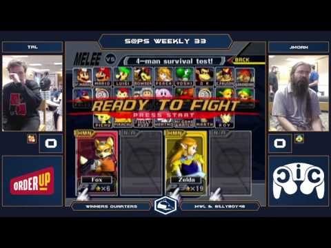 S@PS 33 Melee Singles - TRL (Fox) vs JMOAN (Sheik) - Winner's Quarters