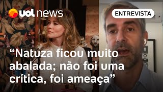 Natuza Nery denuncia ameaça de policial em supermercado; advogado da jornalista comenta o caso