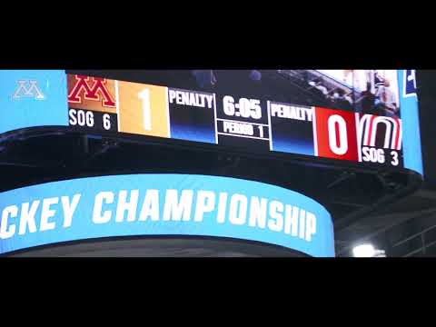 Cinematic: Gopher Men's Hockey Advances in NCAA Regional vs. Nebraska-Omaha
