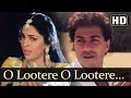 O Lootere O Lootere Lootere Song Sunny Deol Juhi Chawla Lata Mangeshkar Manhar Udas
