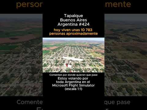 Tapalque, Buenos Airesdesde el Microsoft Flight Simulator #tapalque #buenosaires #msfs #joaha45