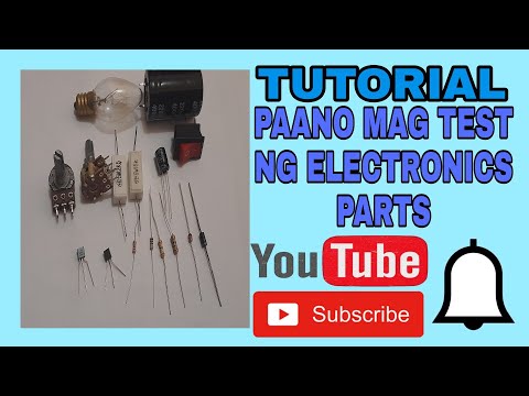 PAANO MAG TEST NG ELECTRONICS PARTS/TUTORIAL/#02/ Erwin tech