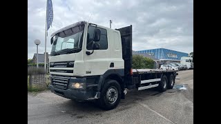 DAF CF 85.460 6X4 FULL STEEL SPRING MANUAL GEARBOX フラットベッドトラック販売用 - 画像 4 | Autoline JP DAF CF 85.460 6X4 FULL STEEL SPRING MANUAL GEARBOX フラットベッドトラック | 画像 4 - Autoline