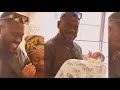 ACTOR DEYEMI OKANLAWON FLIES TO UK TO SURPRISE HIS WIFE WHO JUST GAVE BIRTH TO A BOY