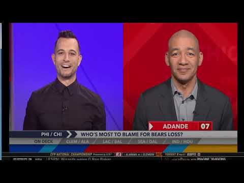 Around the Horn Today 01.07.2019 - Who's Most To Blame For Bears Loss