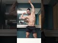 Post back workout 💪 physique update posing - men's physique bodybuilding
