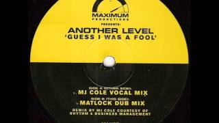 Another Level   Guess I Was A Fool  mj cole vocal mix