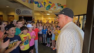 'Like a grandpa to us': Students give bus driver Jerry Solem a heartfelt sendoff