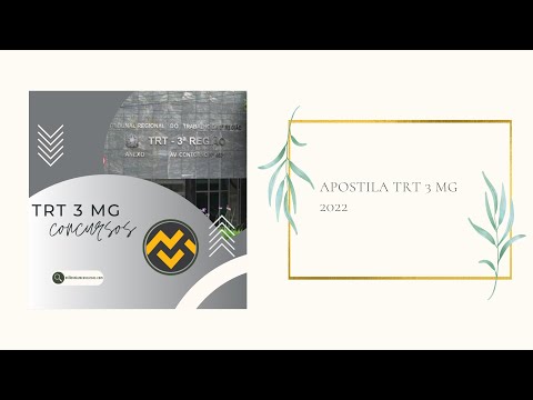 Apostila TRT 3 MG 2022 Técnico Judiciário Enfermagem do Trabalho