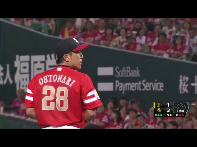 【5回表】ホークス先発・大隣が5回まで2安打1失点の好投!! 2014/7/27 H-Bs