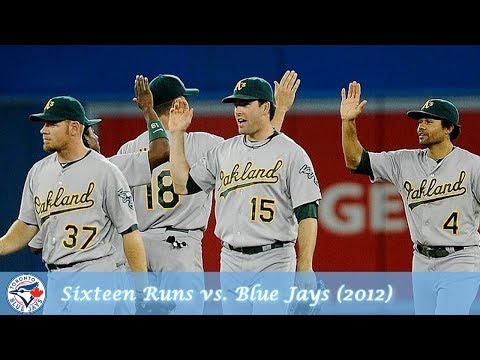 Oakland A's Offensive Outbursts Episode 16 - Sixteen Runs vs. Blue Jays (2012)