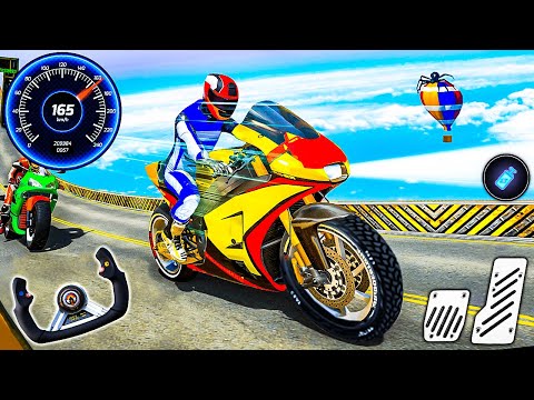 Mega Ramp Bike Racing Simulator 3D - Extreme Mega Ramp Bike Stunt Racer - Android Gameplay