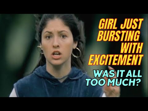 Girl just bursting with excitement!  Cheeky Sneak Magazine Advert!