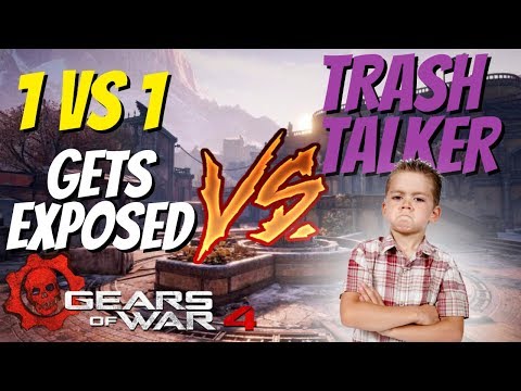 Gears of War 4: DomeZ vs Twitch Trash Talker (EXPOSED) (TOO EASY)