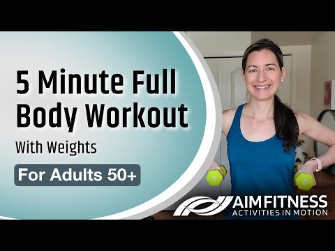 Entraînement complet du corps de 5 minutes avec poids