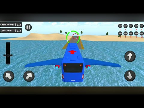 Flying Bus ✈️ Simulator Android Game In the city ||@UrbanGamer24