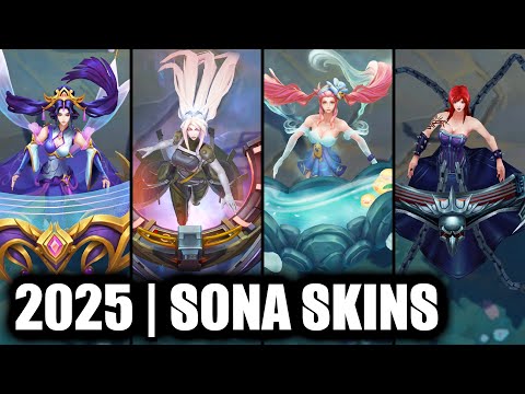 ALL SONA SKINS SPOTLIGHT 2025 | League of Legends