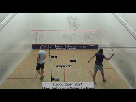 EspooOpen21: Oskari Laitinen OSK - Elias Korhonen ESRC