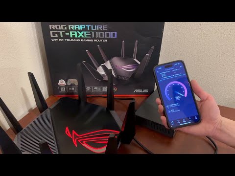 Testing the WIFI Range on the GT-AXE11000 using Asus AI Mesh!  B08RWBPBBR